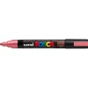 Paint marker Uni Posca PC-5M metallic red 1,8-2,5mm - 6 stk