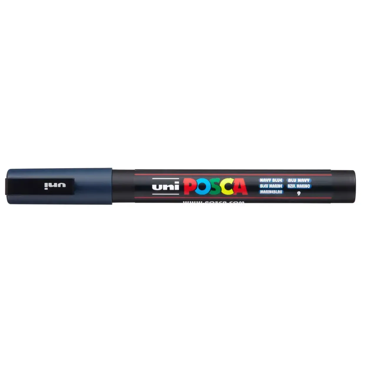 Paint marker Uni Posca PC-3M navy blue 0,9-1,3mm - 6 stk