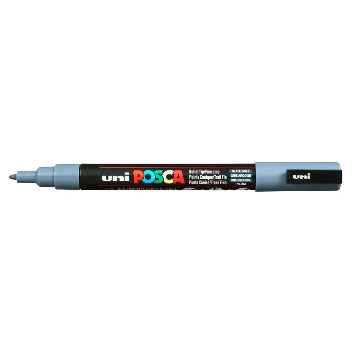 Paint marker Uni Posca PC-3M slate grey 0,9-1,3mm - 6 stk