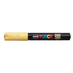 Paint marker Uni Posca PC-1M straw yellow 0,7mm - 6 stk