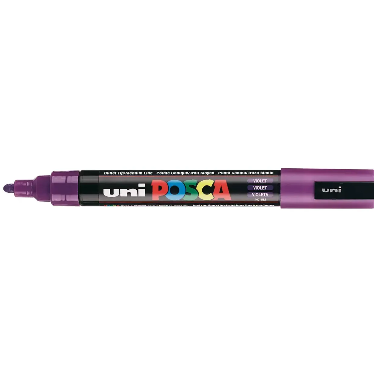 Paint marker Uni Posca PC-5M violet 1,8-2,5mm - 6 stk