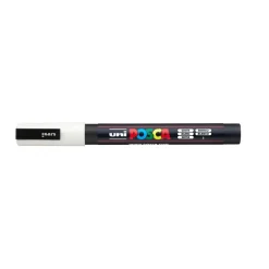Paint marker Uni Posca PC-3M white 0,9-1,3mm - 6 stk