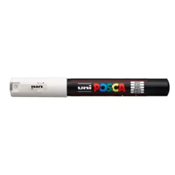 Paint marker Uni Posca PC-1M white 0,7mm - 6 stk