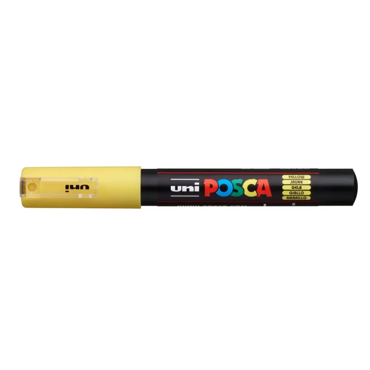 Paint marker Uni Posca PC-1M yellow 0,7mm - 6 stk
