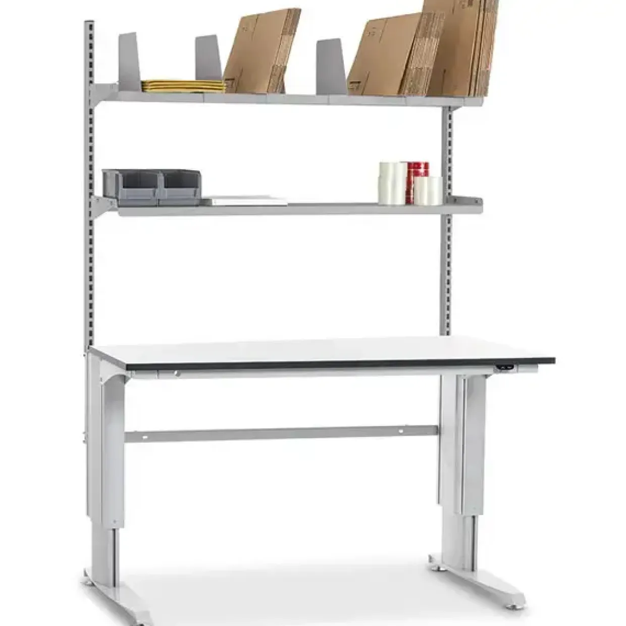 Pakkebord - Bord 400 Komb. 11 - 2000x800 mm - Elektrisk højdejustering