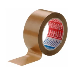 Pakketape Tesa PVC rillet brun 4100 - 48 mm x 66 m - 36 stk