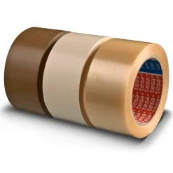 Pakketape Tesa PVC rillet klar 4100 - 48 mm x 66 m - 36 stk