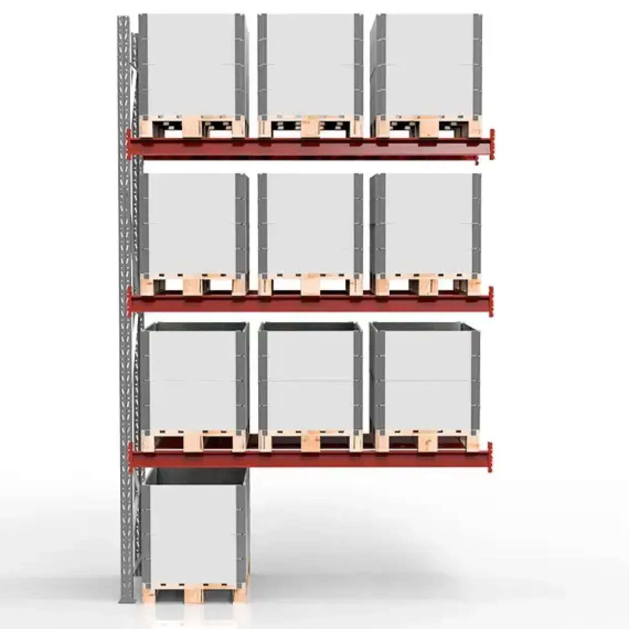 Pallereol Følgesektion 3500x2750mm 3x760kg