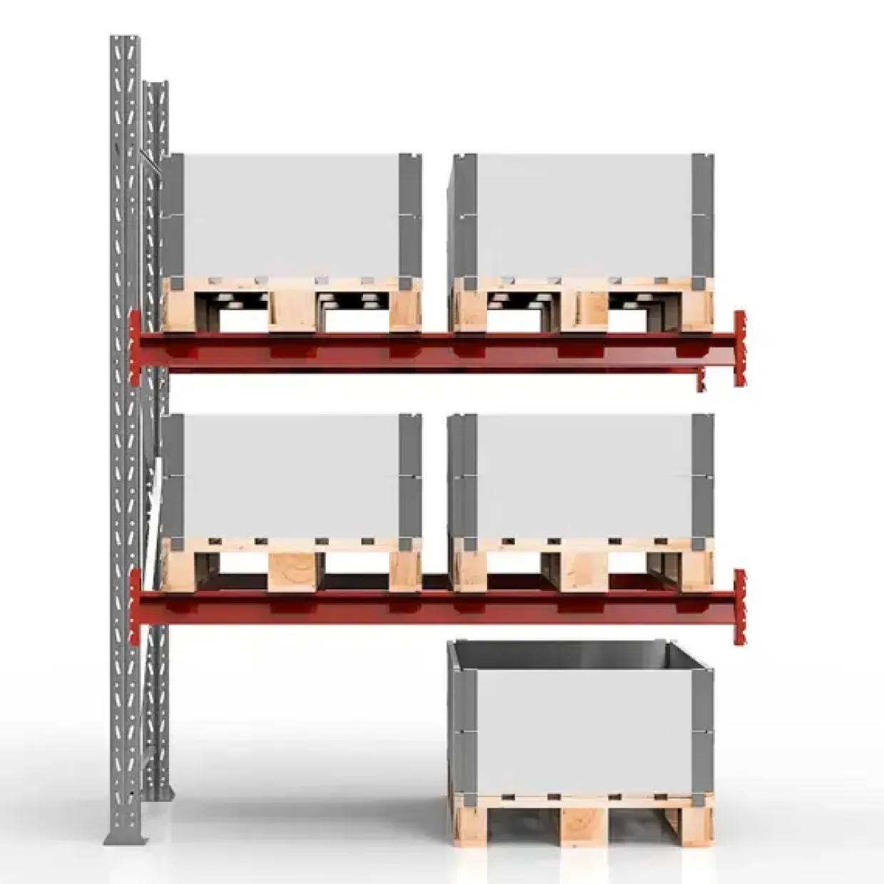 Pallereol Følgesektion 2500x1850mm 2x1300 kg