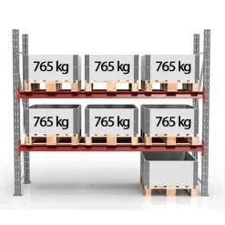 Pallereol Startsektion 2500x2750mm 3x760kg