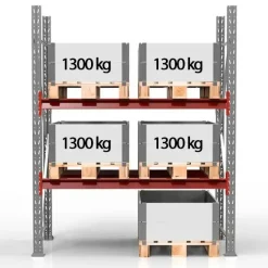 Pallereol Startsektion 2500x1850mm 2x1300 kg
