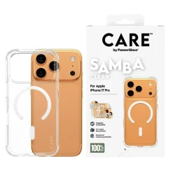 PanzerGlass CARE Fashionable Case Samba Transparent w. White MagSafe iPhone 17 Pro