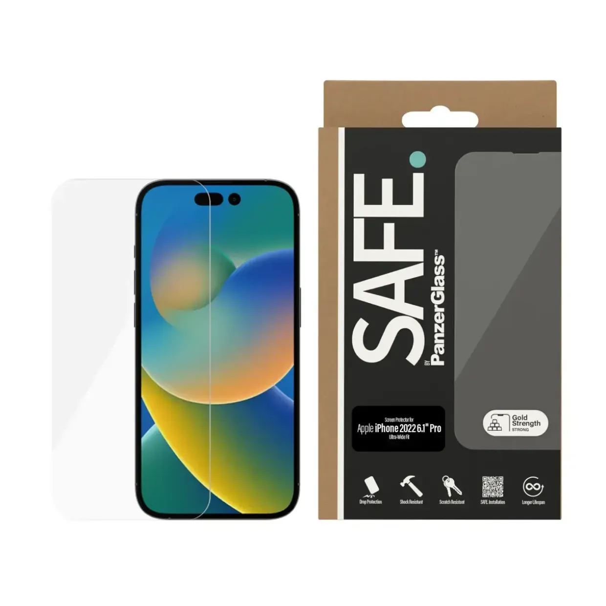 PanzerGlass SAFE. iPhone 14 Pro UWF Screen Protector Glass