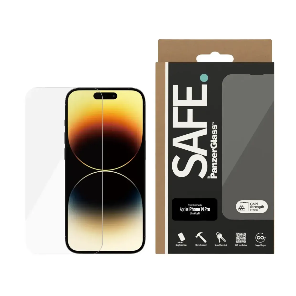 PanzerGlass SAFE. iPhone 14 Pro UWF Screen Protector Glass