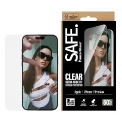 PanzerGlass SAFE. Screen Protector iPhone 17 Pro Max Ultra-Wide Fit w. E