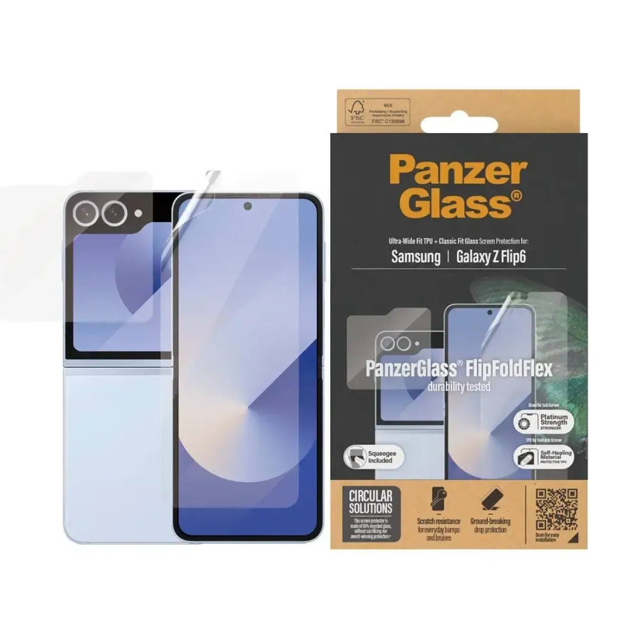PanzerGlass Samsung Galaxy Z Flip 5, Glass & Film