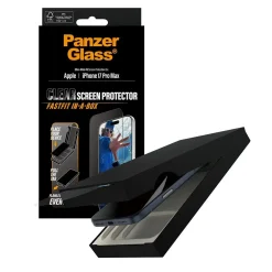 PanzerGlass Screen Protector w. Black Frame iPhone 17 Pro Max