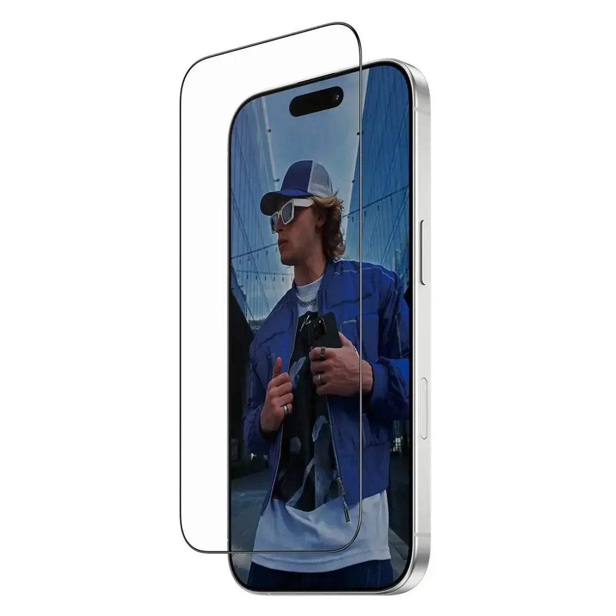 PanzerGlass Screen Protector w. Black Frame iPhone 17