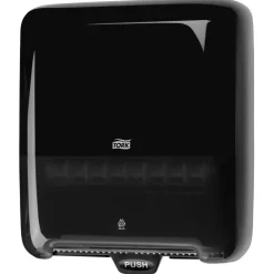 Papirdispenser til Matic ruller - Tork 551008 H1 - sort