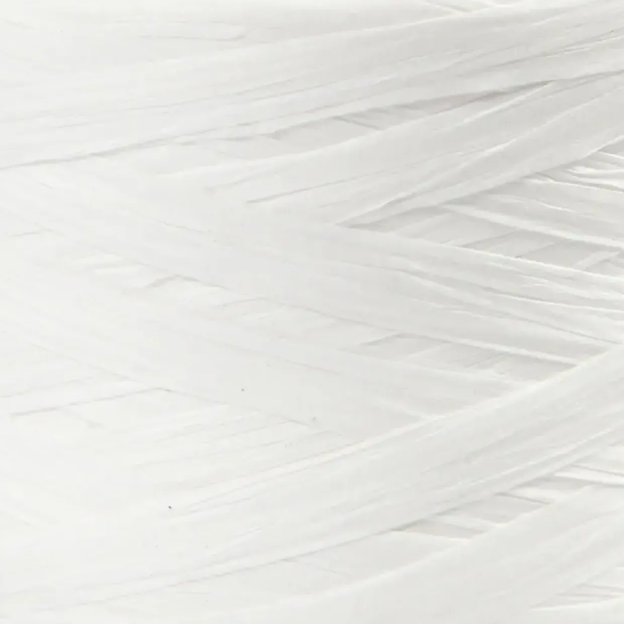 Papirgarn Raffia - B: 7-8 mm hvid - 100m