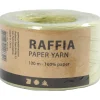Papirgarn Raffia - B: 7-8 mm lys grøn - 100m