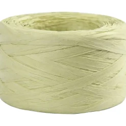 Papirgarn Raffia - B: 7-8 mm lys grøn - 100m