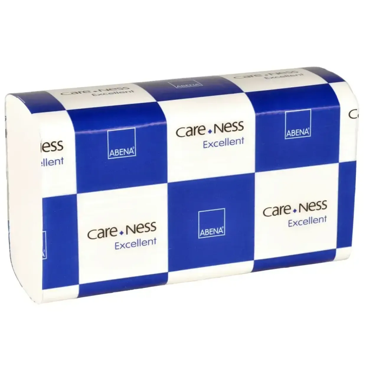 Papirhåndklæder Care-Ness Excellent 2-lags hvid 20,60x24x8 cm - 160 ark pr pakke - 25 pakker