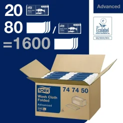 Papirhåndklæder Tork 747450 Advanced H3 - 6-lag Z-fold 80 ark - 20 pakker