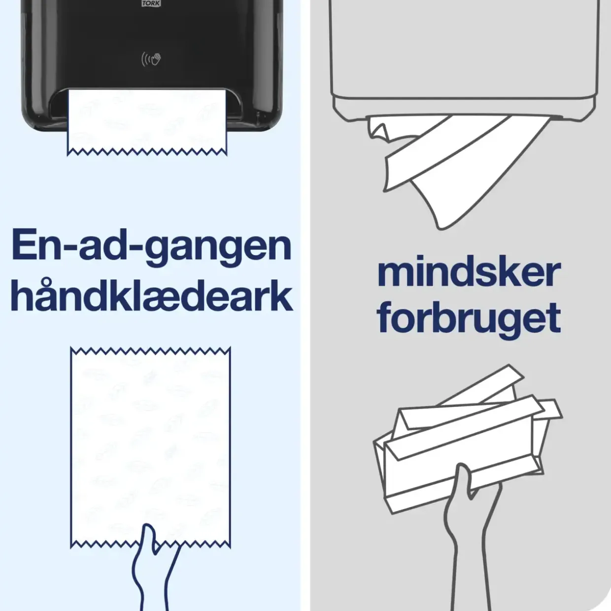 Papirhåndklæder Tork 290068 H1 Matic Advanced blå - 6 ruller