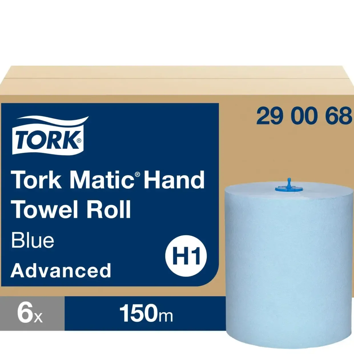Papirhåndklæder Tork 290068 H1 Matic Advanced blå - 6 ruller