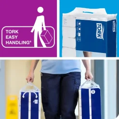Papirhåndklæde Tork 100297 H2 Xpress Premium Extra Soft - 21 pakker