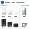 Papirhåndklæde Tork 600297 Xpress® Extra Soft Multifold Premium C&C - 2100 ark