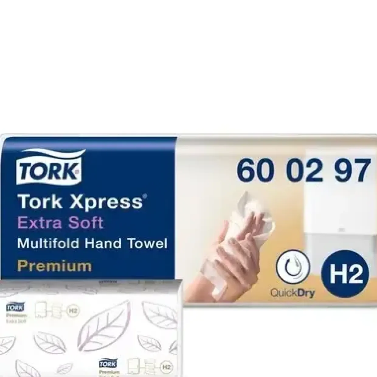 Papirhåndklæde Tork 600297 Xpress® Extra Soft Multifold Premium C&C - 2100 ark
