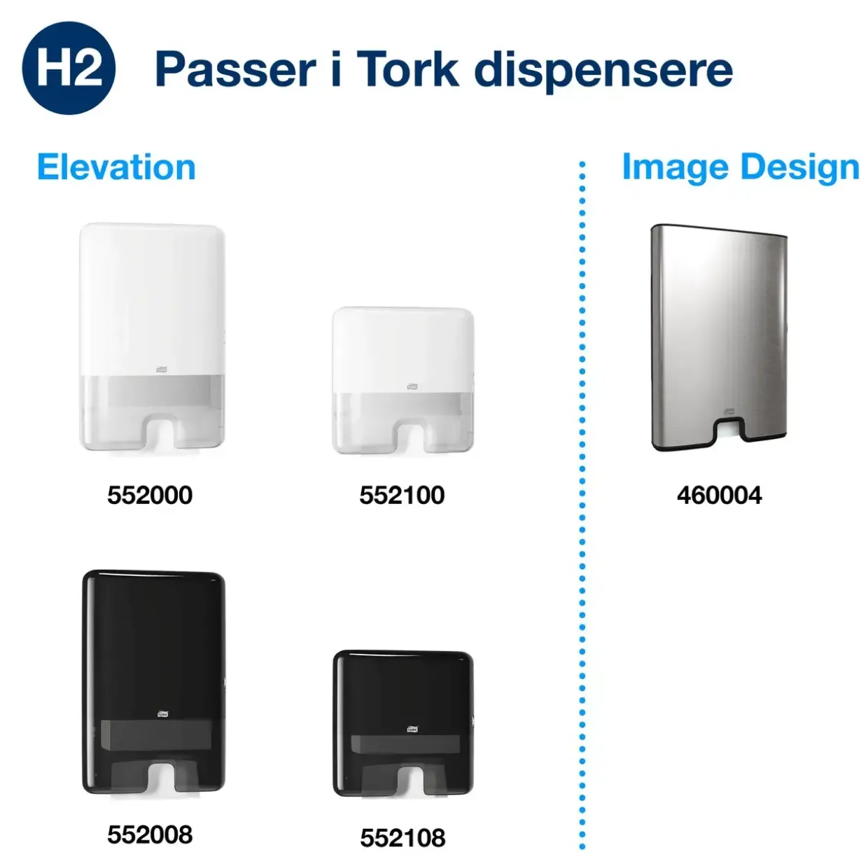 Papirhåndklæde Tork 100889 Xpress H2 soft 2-lags komprimerede 2700 ark