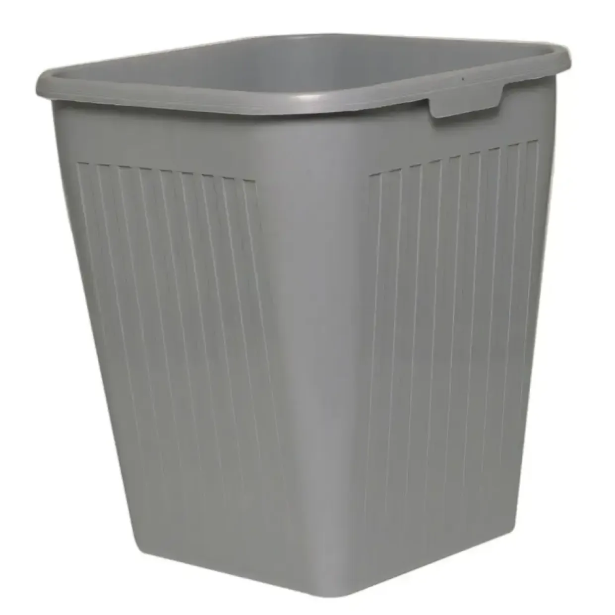 Papirkurv - Bantex PP - grå - 25 l