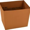 Papirkurv, brun, pap, 30 l, til kildesortering