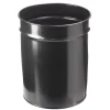 Papirkurv i sort metal Twinco Twin - 20 liter