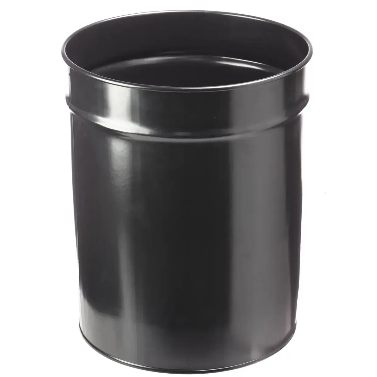 Papirkurv i sort metal Twinco Twin - 20 liter