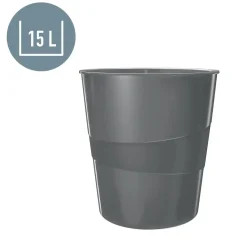 Papirkurv Leitz Plus WOW 15L rød - Køb minimum 6 stk.