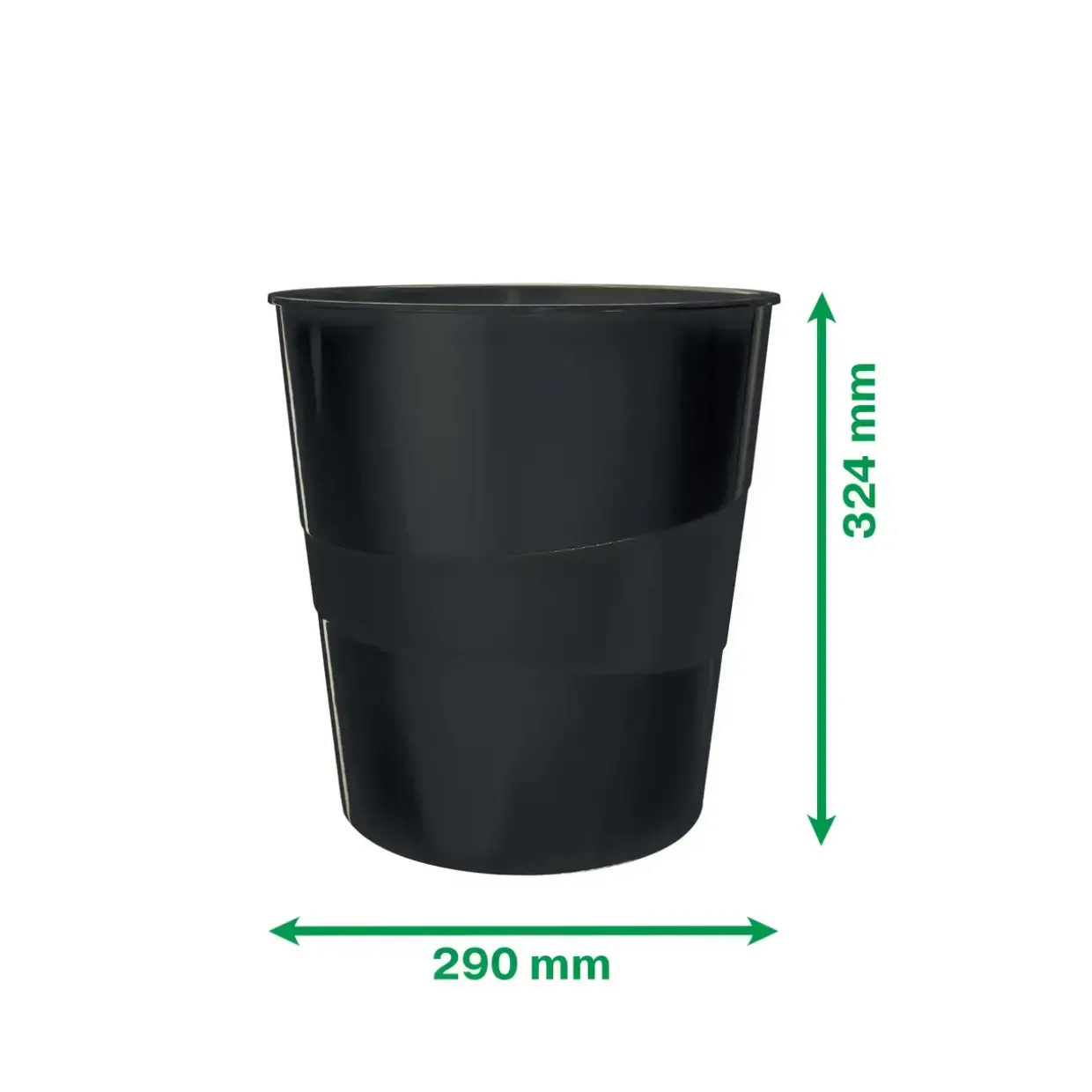 Papirkurv Leitz recycle 15 liter sort