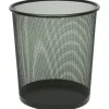 Papirkurv, 19 l, sort - 6 stk