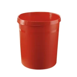 Papirkurv, rød, 18 l