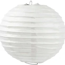 Papirlampe Ø20cm hvid
