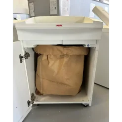 Papirpose til makuleringsmaskine, HSM Paper bag 125 l for shredder appr 140 l waste (25 bags)