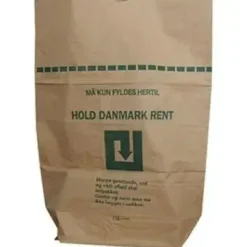 Papirsække til haveaffald 100ltr B700xL950mm 2-lag Hold Danmark Rent Brun - 50 stk/krt
