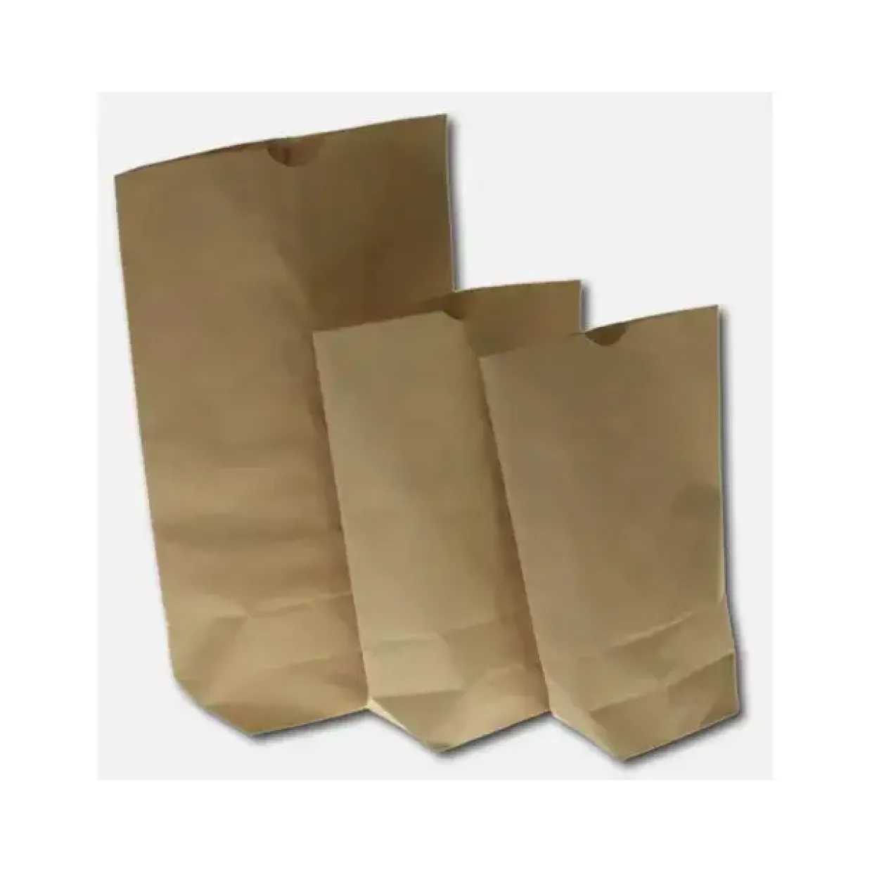 Papirspose, 6 kg, Korsbund - 320x470 mm, 250 stk.