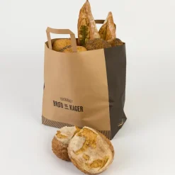 Papirspose - 22 liter Friskbagt brød og kager - 250 stk