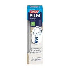 Papirtape, TESA Tesafilm, 19mmx10.00m, transparent kasse a 8 ruller