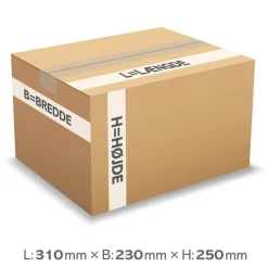 Papkasser 6260 db - 7mm (A4) - 18L - 310 x 230 x 250 mm - 15 stk