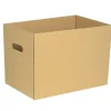 Papkasse, 38x24,5x27cm, brun, pap, 1-rums, stor - 20 stk